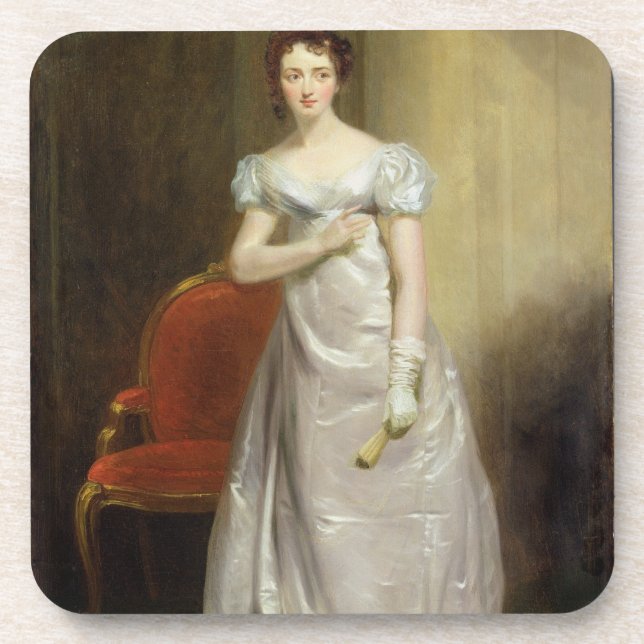 Porta-copo Harriet Smithson (1800-54) como a senhorita (Frente)