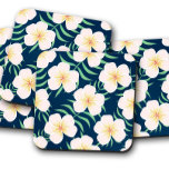 Porta-copo Hawaiian Plumeria Tropical | Conjunto de Portas co<br><div class="desc">Hawaiian Plumeria Tropical | Conjunto de Portas copos de Plumeria - Traga alguma personalidade para uma festa ou seu bar com nossa Coleção de Portas copos de Verão.</div>
