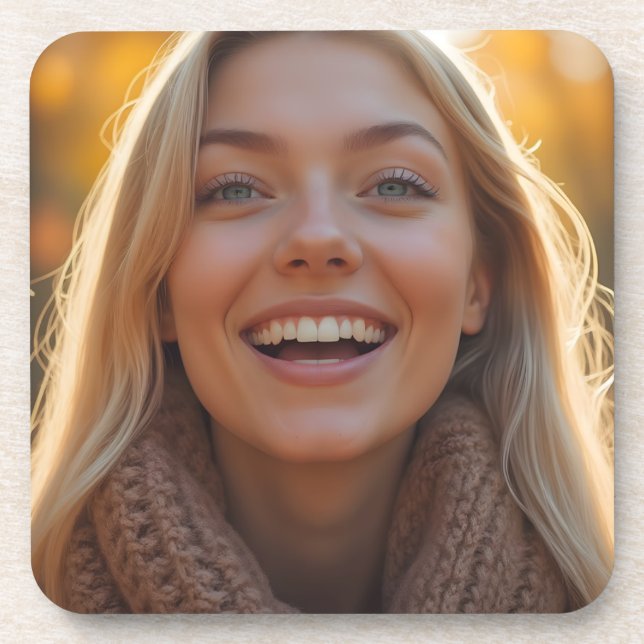 Porta-copo Helena Chevalier Close-up em Floresta do outono (Frente)