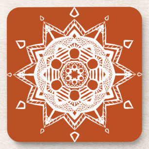 Porta-copo Henna Mandala