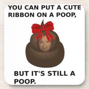 Porta-copo Hillary Poop