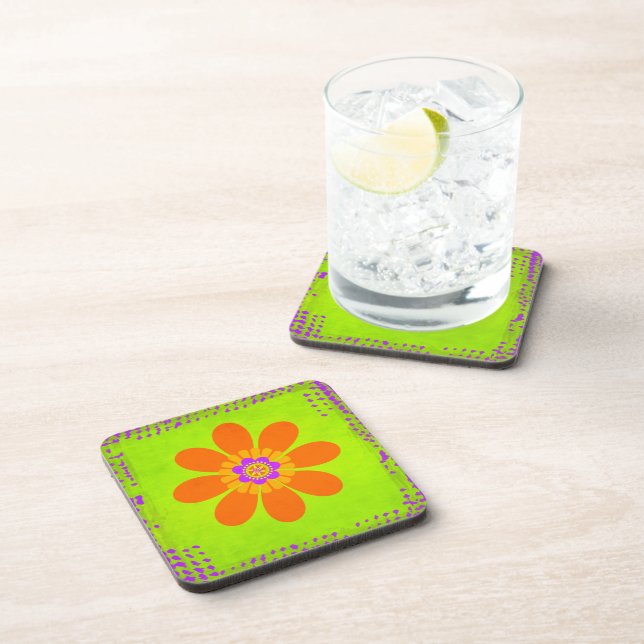 Porta-copo Hippie Flower (Lado Direito)