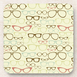 Porta-copo Hipster retro do Eyeglass