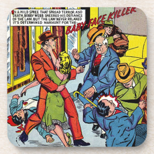 Porta-copo Histórias em quadrinhos de Vintage do Baby Face Cr
