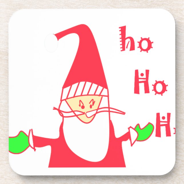 Porta-copo Ho Ho Feliz Natal De Papais noeis.png (Frente)