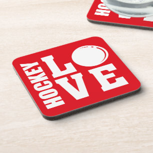 Porta-copo Hockey Love