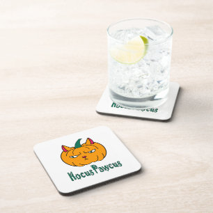 Porta-copo Hocus pawcus Halloween abóbora gengibre magia