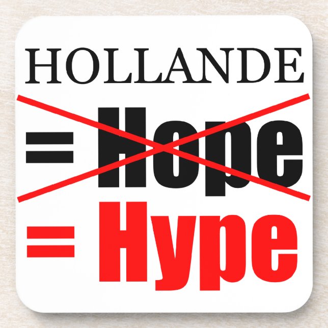 Porta-copo Hollande Not Hope = Hype!!!!!!!!!!!!!!!!!! (Frente)