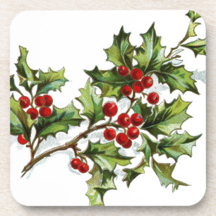 Porta-copo Holly Berries 001