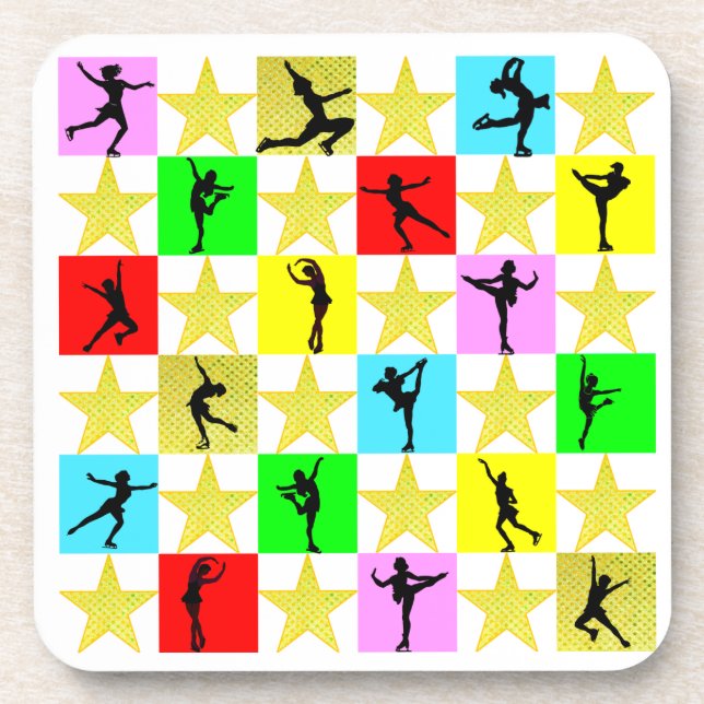 PORTA-COPO HOLLY JOLLY FIGURE SKATER CHRISTMAS DESIGN (Frente)