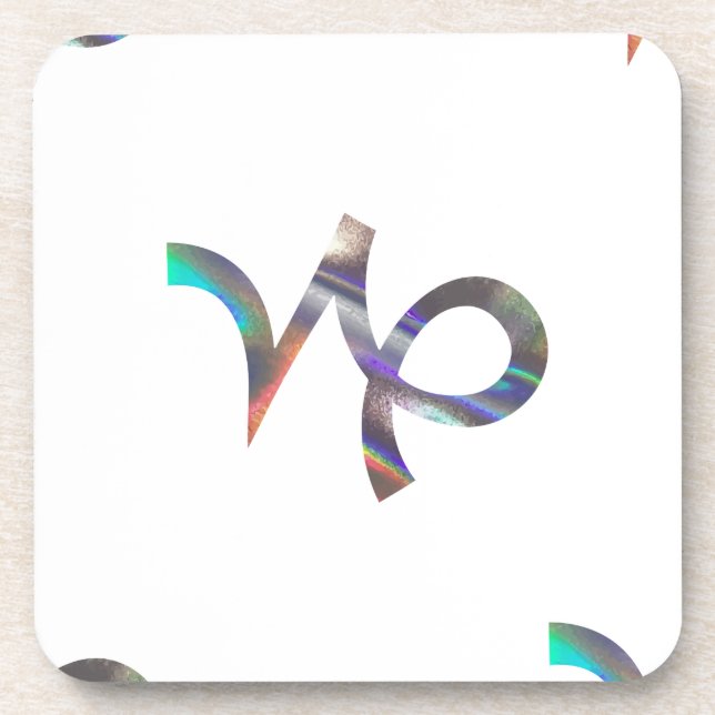 Porta-copo holograma Capricórnio (Frente)