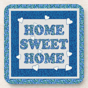 Porta-copo Home Sweet Home Porta copos, Blue Mix'n'Match Padr