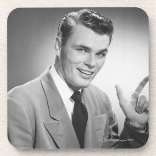 Porta-copo Homem que aponta 2