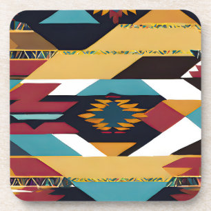 Porta-copo Homenagem Nativa Americana ao Abstrato 02