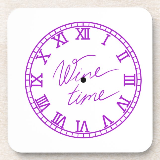 Porta-copo Hora do Vinho em um (Frente)