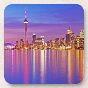 Porta-copo Horizonte de Toronto ao Crepúsculo