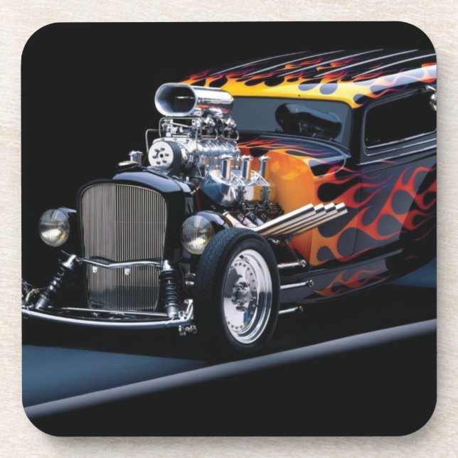 Porta-copo Hot rod (Frente)