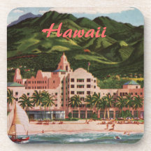 Hotel Royal Hawaiian Conjunto de 6 Pousa-Copos de