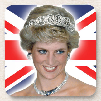 Porta-copo HRH Princesa Diana Union Jack