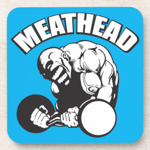 Porta-copo Humor de "construção do corpo" - CABEÇA DE CARNE