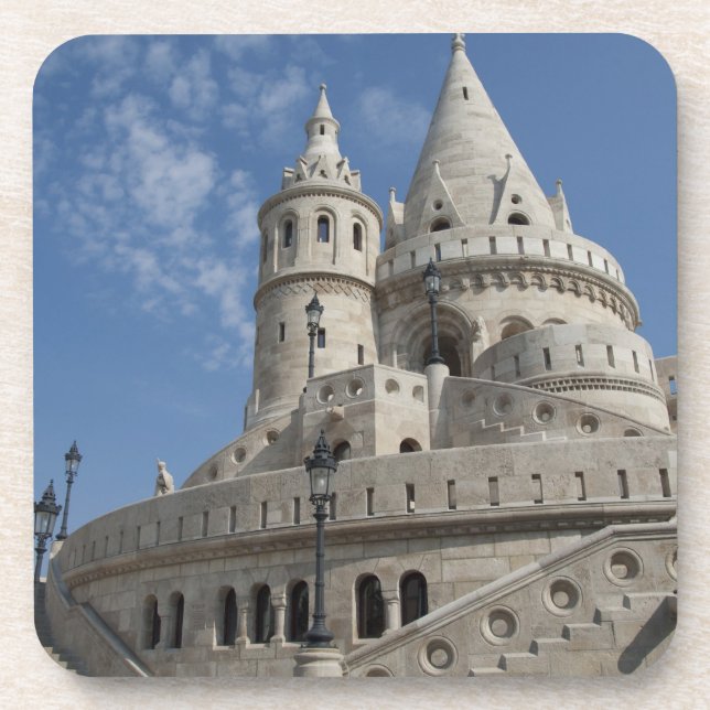 Porta-copo Hungria, capital de Budapeste. Buda, Castelo 2 (Frente)