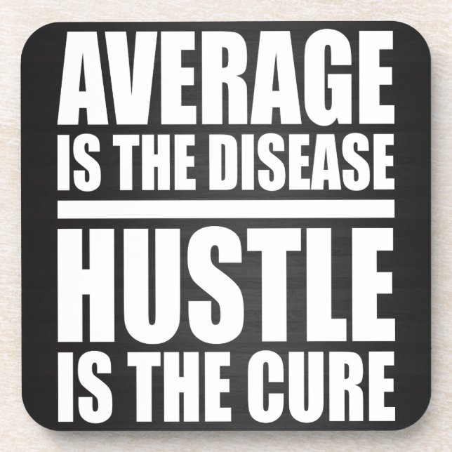 Porta-copo Hustle - Palavras Motivacionais (Frente)