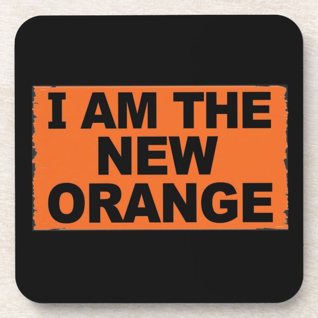 Porta-copo I am The New Orange (Frente)