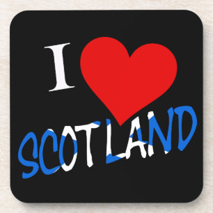 Porta-copo I Heart Scotland overlay