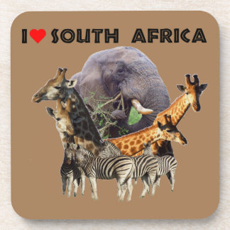 Porta-copo I Heart South Africa Wildlife Collage