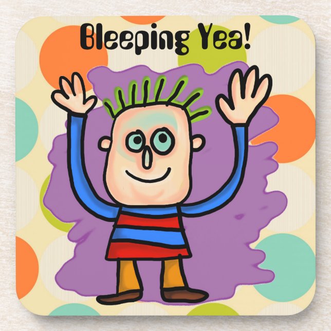 Porta-copo Iá Sangrento! (Frente)