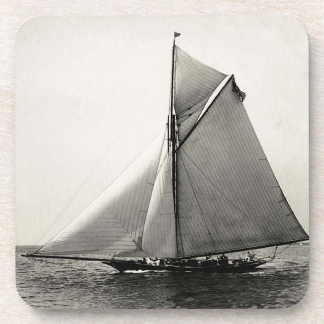 Porta-copo Iate Americano no Mar de 1891 (Frente)