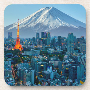 Porta-copo Ice & Snow   Mt. Fuji & Tokyo Skyline