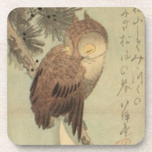 Porta-copo Ichiryusai Hiroshige Coaster (Frente)