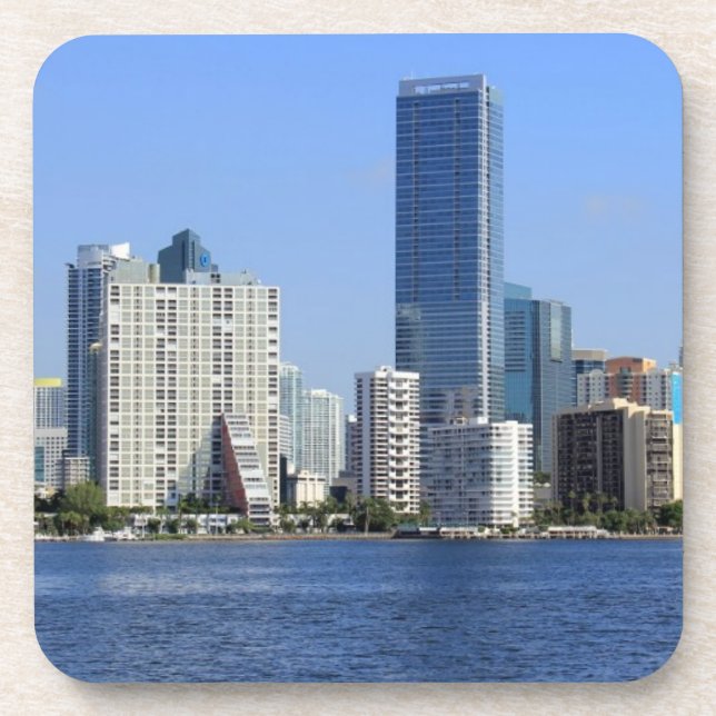 Porta-copo Ideia da skyline de Miami (Frente)