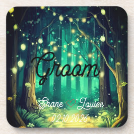 Porta-copo Identificação de Assento Casamento