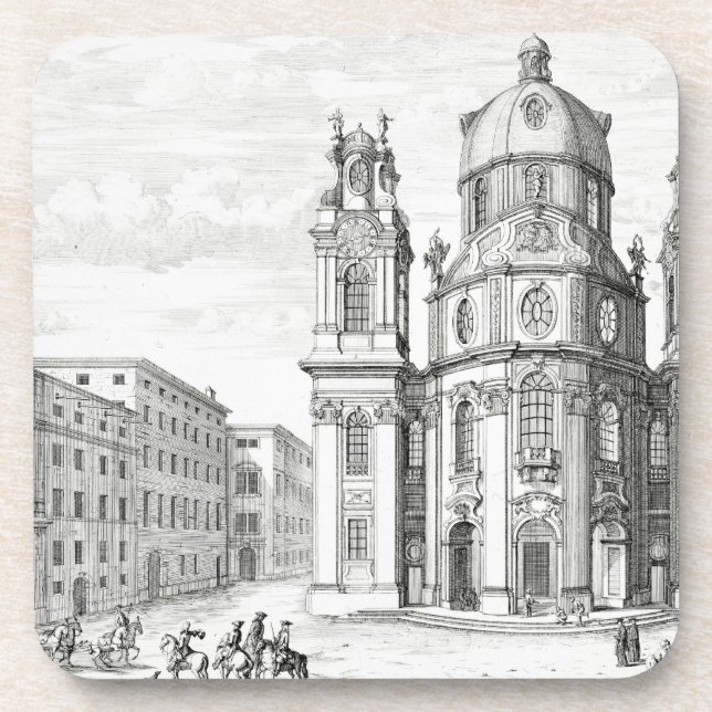 Porta-copo Igreja de Notre Dame, Salzburg, Áustria, 'de (Frente)