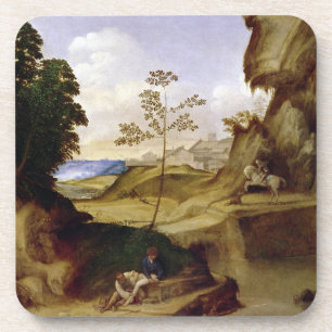 Porta-copo IL Tramonto (o por do sol) (óleo em canvas)