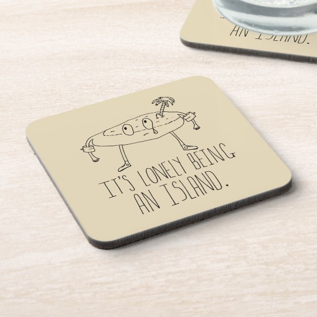 Porta-copo Ilha dos desenhos animados (Left Side)