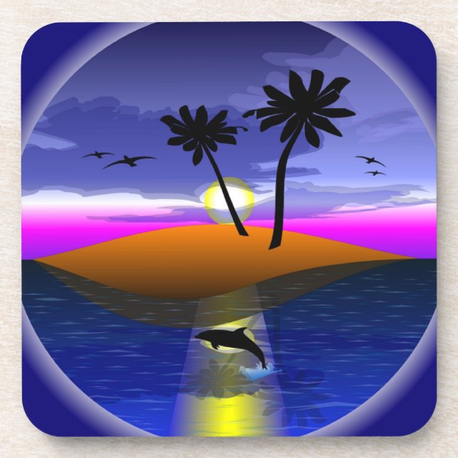 PORTA-COPO ILHA TROPICA (Frente)