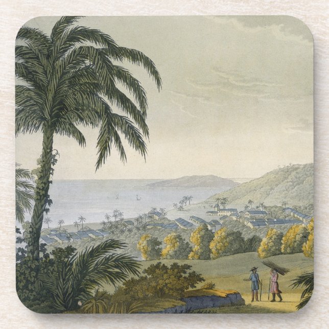 Porta-copo Ilheus (gravura da cor) (Frente)