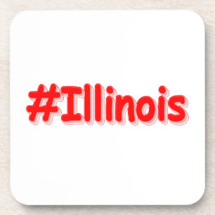 Porta-copo "#Illinois " Design bonito. Comprar Agora