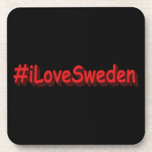Porta-copo "#iLoveSuécia" Design bonito. Comprar Agora