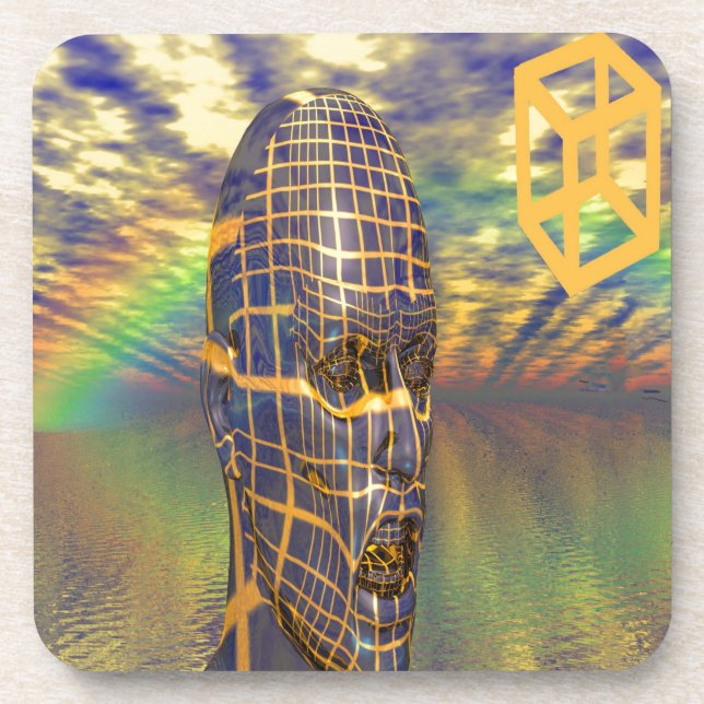 Porta-copo Ilusão planetária (Frente)