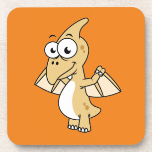 Porta-copo Ilustração Bela De Um Pterodactilo. 2