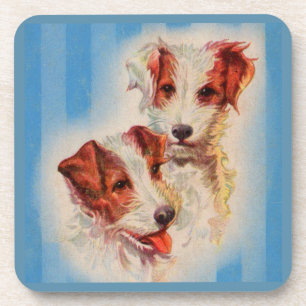 Porta-copo ilustração CUTE Jack Russell terriers