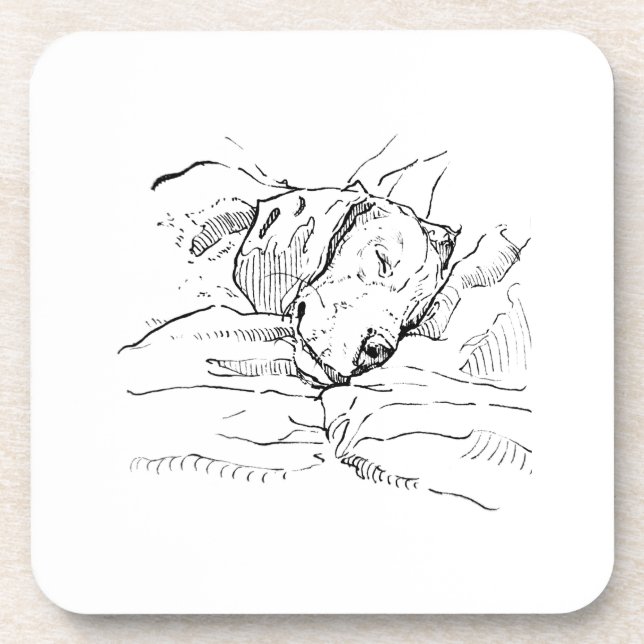 Porta-copo Ilustração de Amante de Cães Beagle  (Frente)