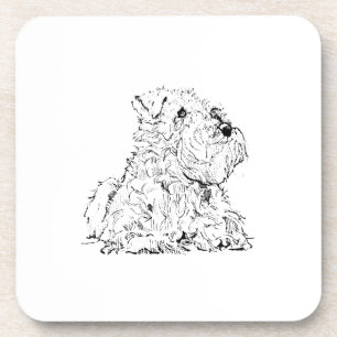 Porta-copo Ilustração de Cão Schnauzer Miniatura