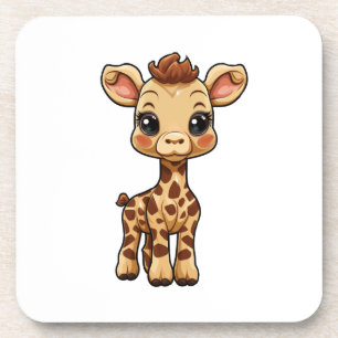 Porta-copo Ilustração de girafa de desenho animado