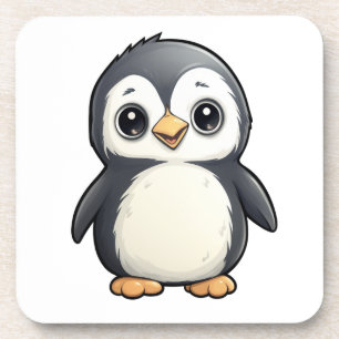 Porta-copo Ilustração de pinguim de desenho animado