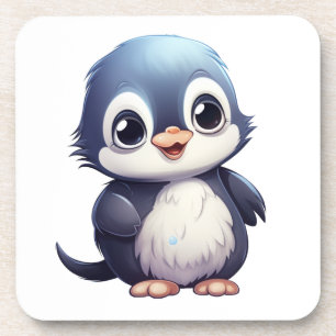 Porta-copo Ilustração de pinguim de desenho animado